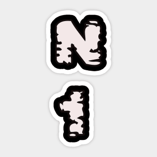 N 1 Sticker